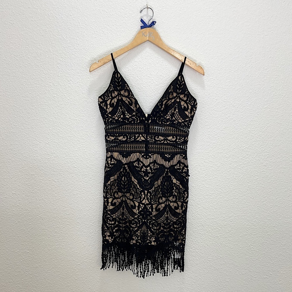 Saylor Black Lace Dress